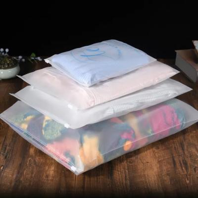 China 2022 Disposable Custom Plastic Bag Package Laminated Plastic Shopping Bag Recycled Ziplock Plastic Bag For Clothes Socks for sale