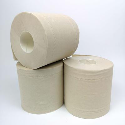 China Hot Selling Eco-friendly Custom Design Printed Bamboo Toilet Paper 400 Sheet Pulp Tissue Tissue Roll Paper for sale