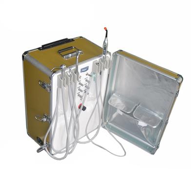 China Foshan factory factory best portable dental unit mobile dental unit best pipe 4-hole pipe dental unit price for sale