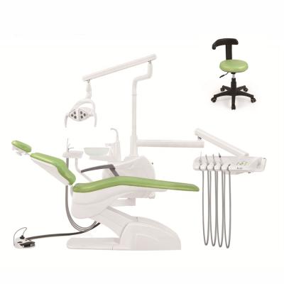 China Plastic Ce , ISO Approved High Quality Colorful Electric Cheap Dental Unit Price / Dental Chair Unit Foshan for sale