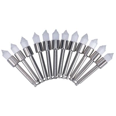 China Polish machine 100Pcs tapered shape factory price brush disposable nylon dental prophy dental use polishing brush for sale