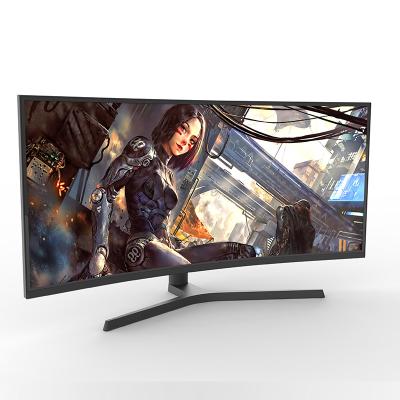 China OEM factory 21:9 4K 100hz 34 inch curved ultra wide monitor curved PC computer monitor for sale