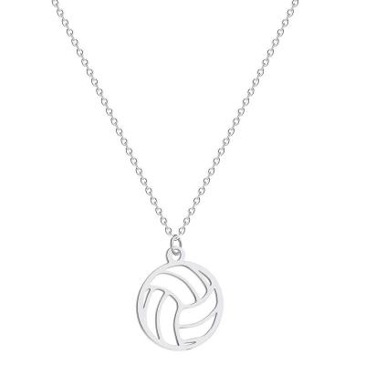 China Fashionable Volleyball Stainless Steel Pendant for sale