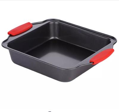 China Sustainable Kitchen Sticker Carbon Steel Non Bake Pan Griddle Pans Silicone Mold for sale