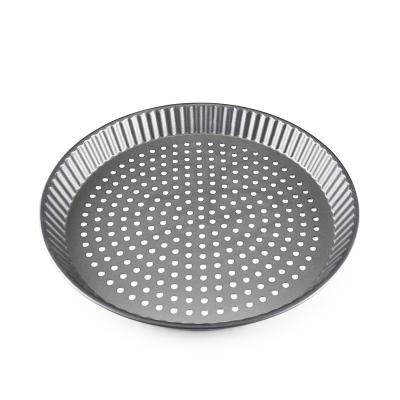 China Sustainable Non-Stick Carbon Steel With High Quality Cake Baking Tray At The Bottom Of Tart Terrine Pan for sale