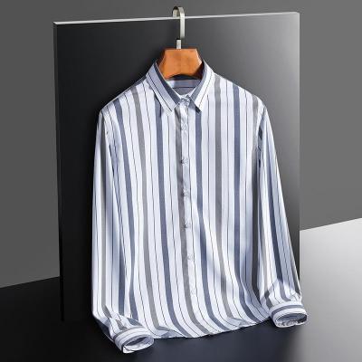 China High Quality Anti-pilling Mens Iron Dress Shirts Non Striped Business Shirts For Men for sale