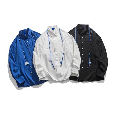 China Custom Anti-pilling Casual Men's Shirts 2022 Newly Unique Design Handsome Shirts for sale