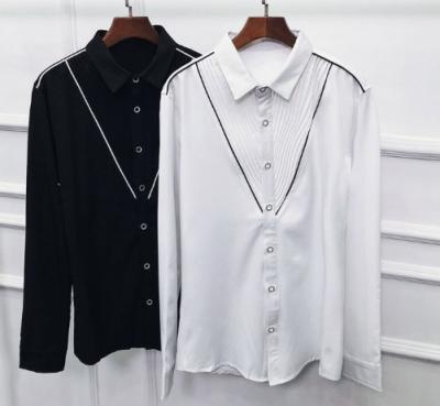 China Anti-pilling Mens Tuxedo Shirts Decorated Collar High Quality Long Sleeve Wedding Shirts Man for sale