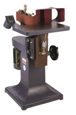 China Leather Shoe Making Machine Speed Control Vertical Sand Belt Grinder for sale