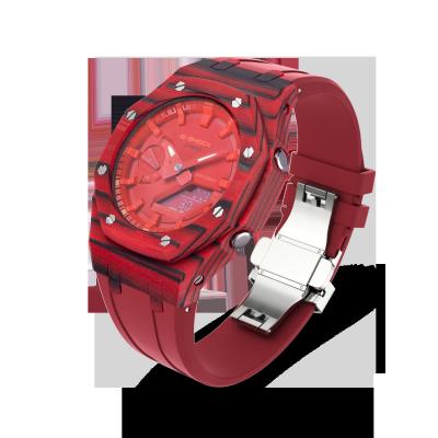 中国 GA2100 ゴムストラップ カシオ 時計ケース 42mm カシオ ステンレス鋼ケース 販売のため