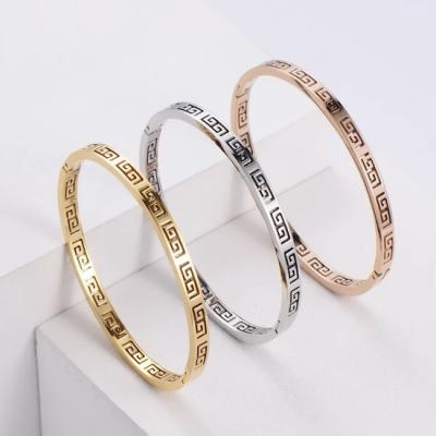 China ODM 24k Gold Armband Armband aus Edelstahl keine Verfärbung Frauen Mode Armbänder zu verkaufen