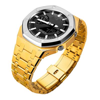 Κίνα Casio Ga2100 G Σοκ Κεφάλαιο Ατσάλινη Ζώνη Mod Ραχμό ρολόι 5Th Refit προς πώληση