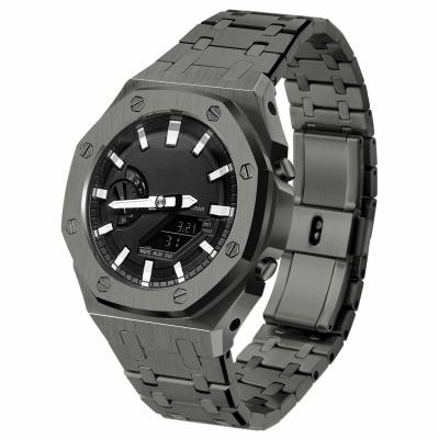 Cina Casio Ga2100 G Cassa per orologi a scossa tutto in acciaio inossidabile cintura e cintura per orologi in metallo in vendita