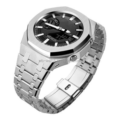 China Upgrade Style Gen 4 5 Luxury Stainless Steel Case And Band For Casio Ga2100 for sale