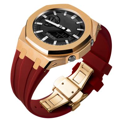 Китай Casio Ga2100 G Школьный корпус Металлический Модификационный комплект Роскошная резиновая банда из нержавеющей стали продается