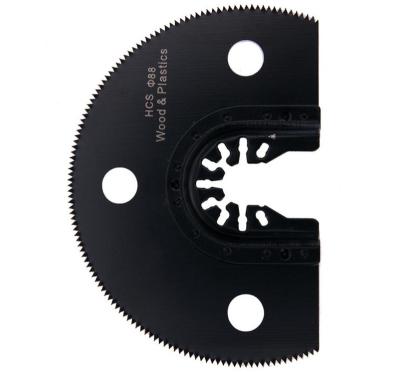 China Hot Selling Spring Steels Tool Carbon Steel Semicircle Wood/MDF/Plastic Oscillating Cutting Saw Blades HCS Saw Blade for sale