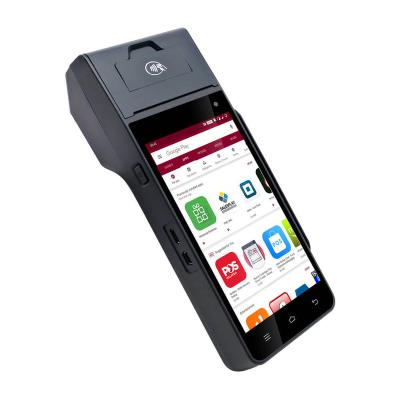 China SDK POS-Z90 Wholesale Android Smart POS mobile terminal printer with magnetic stripe reader chip reader nfc reader for restaurant for sale