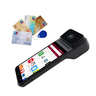 China High Quality Android 12.0 SDK Mobile Handheld All In One Pos Terminal Machine With Nfc Reader Thermal Printer for sale