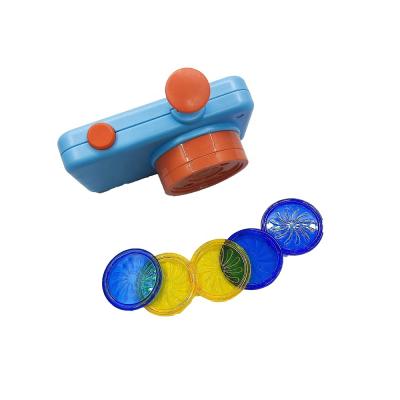 China NEW ! High Quality Plastic Model Ejection Toy Cartoon Launcher Toy Educational Toy Camera Flying Saucer for sale