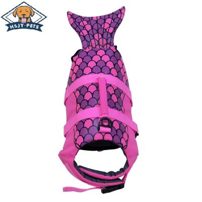 China Adjustable PVC DETACHED Airbag Jacket Safety Pet Dogs Flotation Reflective Life Vest For Dog Swimwear Pet Harness for sale