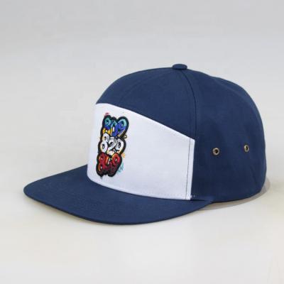 China Low Moq Embroidery Designer COMMON High Quality Strap 7 Panel Snapback Hat for sale