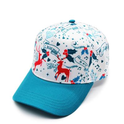 China COMMON Custom Design 5 Panel Polyester Sublimation Sports Branded Polyester Baseball Cap for sale