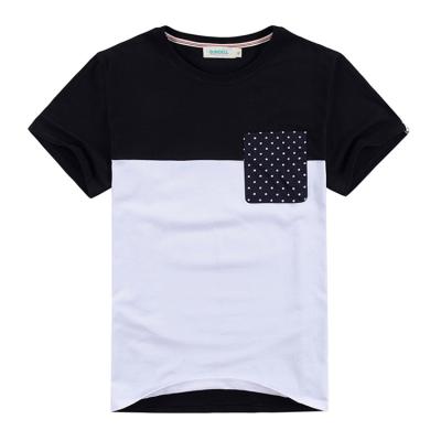 China High Quality Wholesale Two Color T-shirt Custom China Import New Anti-Shrink Design for sale