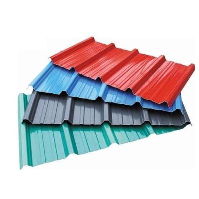 China Making Corrugated Sheet Metal Color Coated Roofing Tile GI PPGI Mild Steel Plate Prepainted Galvanized Corrugated Steel Sheet Price for sale