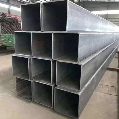 China Hydraulic Pipe China Supply Q195 Low Carbon Black Steel Hot Dip Galvanized Square Liner Tube / Rectangular Hollow Tubular Steel Pipe for sale