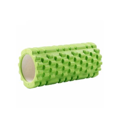 China Flexible And Comfortable Foam With Tube Accupressure Ultra Hollow Foam Roller Grid Firm Eva Foam Roller for sale