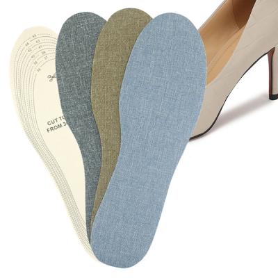 China White LATEX 3mm Latex Cotton Insoles For Shoes Insoles Soft Comfortable Casual Insole For Skating for sale