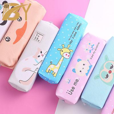 China Schools & Wholesale Animal Pencil Case Gifts Stationery Bag Children Students Pen Bag Cute Cartoon Offices Plush Pen Bag Cartoon Animal Pencil Pouch for sale