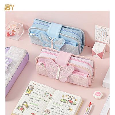 China Schools & Offices Pen Bag School Promotional Students Canvas Stationery Bag Fancy Printed Cheap Zipper Pencil Pouch for sale