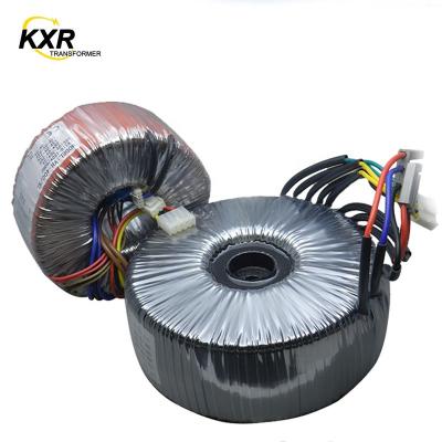 China Power to 12V 24V 100VA 250W 300W 600W toroidal transformer 60Hz 230V 220V 120V with CE ROHS for sale