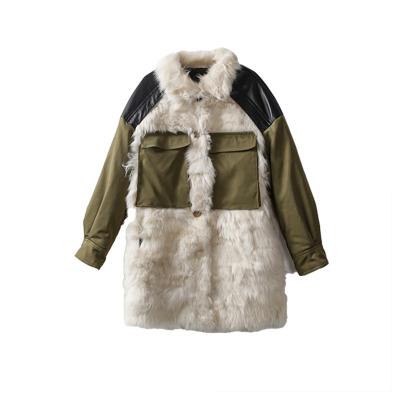 China Anti-wrinkle sells teddy wholesale women's real fur coat genuine leather collar big down jacket 2021 for sale