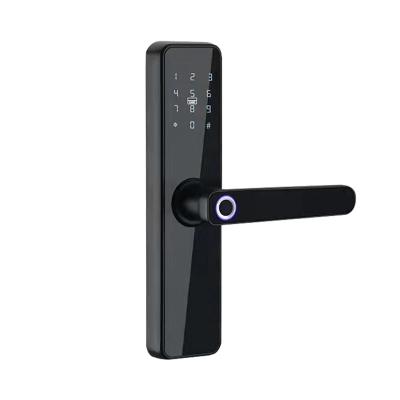 China New Design EBKN KF6515 Multi Function Black Security 100 Digital Smart Wooden Door Lock for sale