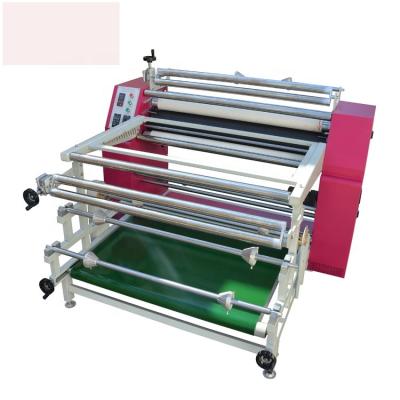 China T-Shirt China Factory Automatic Mini Deliver Top Feeding 30cm Oil Cylinder Roll For Patching Leather Hot Foil Heat Calander Machine for sale