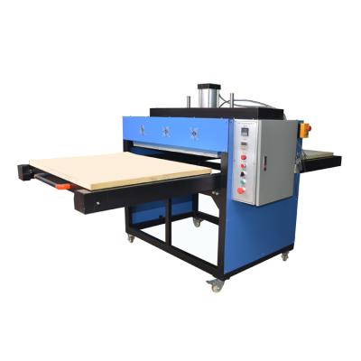 China 80x100cm T-shirt Dual Station PU Leather Large Hot Foil Air Conductor Heat Transfer Sublimation Process Machine for sale