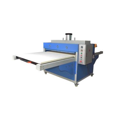 China Cut Piece 2019 Popular Automatic Double Trays Large Format Advertising Banner Flatbed Heat Transfer Machine for sale