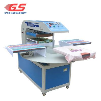 China Easy Operation Sublimation T Shirt Printing Four Station Heat Press Machine 38 X 38 for sale