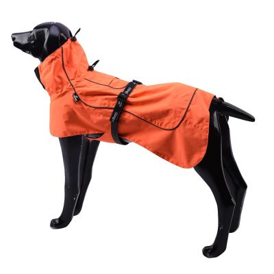 China Sustainable Pet Clothing Running BlackDoggy Hund Raincoat Dog Raincoat Jacket Clothes For Greyhound for sale