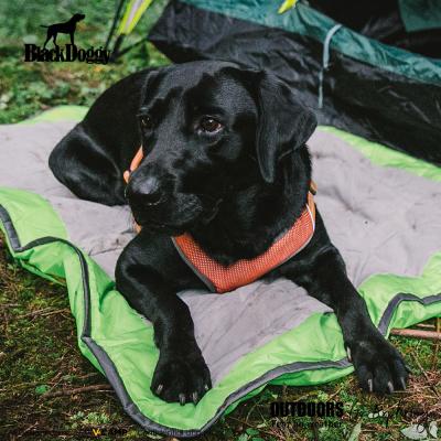 China BlackDoggy Travel Outdoor Simple Rolled Comfortable Soft Mat Dog Bed for sale