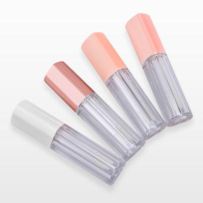 China 5ML Lip Gloss Tube Lip Gloss Replacement Bottle Heart Shaped Empty Lipstick Tube Cosmetic Packaging Containers for sale