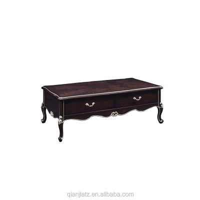 China Solid Wood Luxury Antique Hand Carved Solid Wood Coffee Table for sale