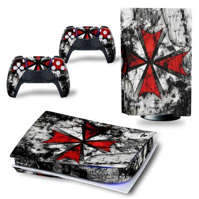 China Vinyl Skin For Ps5 Sticker Skin Cover Colorful Vinyl Decal For Sony Playstation 5 Ps5 Console Controller Skins for sale