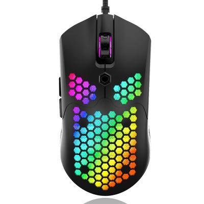 China Wasp M5 Desktop Lightweight Wired Hollow Hole Mouse E-sports PUBG Game Mouse Gaming Accessories for sale