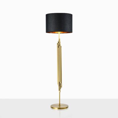 China Modern New Modern Design Fabric Classic Floor Lamp Indoor Single Lighting Led Floor Lamp With Plastic Shade for sale