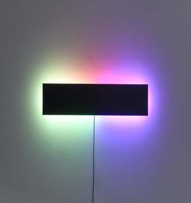 China Modern Hot Sale Modern Minimalist Small Led Wall Lamp RGB Color Changing Decorative Indoor Wall Lamp for sale