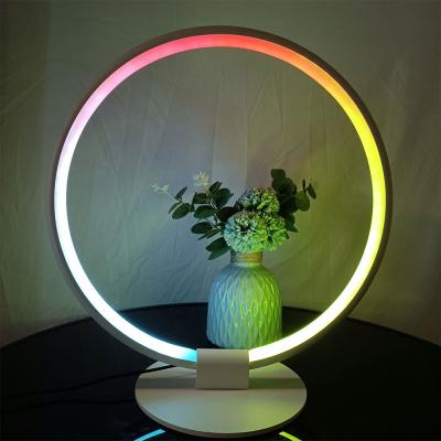 China Modern Smart Amazon RGB Room Bed Lamps Decorating Light Led Desk Lamp Night Light Table Lamps for sale