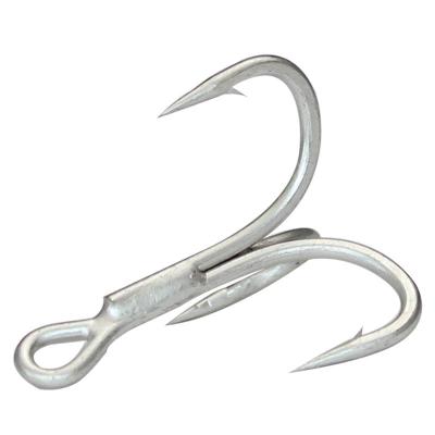 China Sea Fishing Wholesale Hook Lure Hook Factory Fish Hooks Size High Carbon Steel Treble Hooks Various for sale